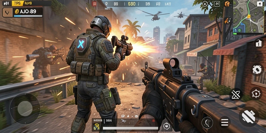 Tampilan gameplay AJO89 yang mendebarkan dan penuh aksi.