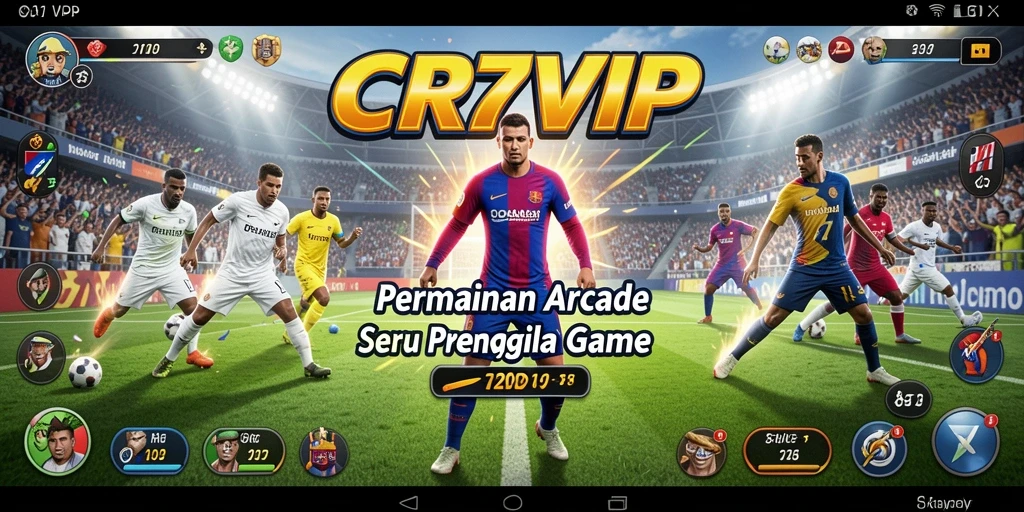 Tampilan gameplay seru dari game Arcade CR7VIP.