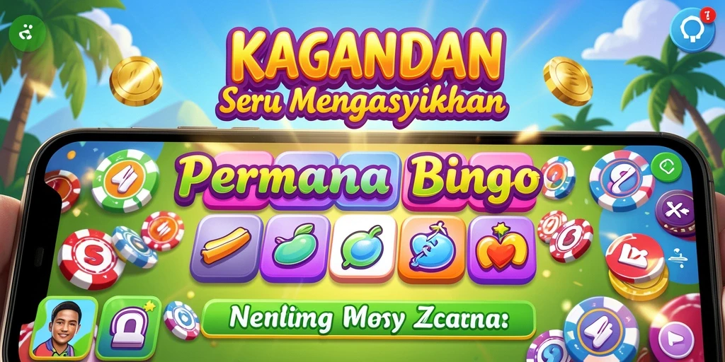 Tampilan gameplay seru dan interaktif dari KAGANDAN Bingo.