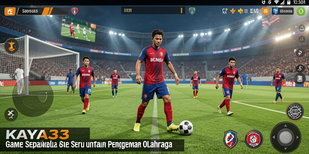 Tampilan gameplay seru dalam KAYA33, sajikan aksi sepakbola nyata.