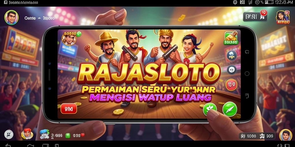 Tampilan gameplay seru dari RAJASLOTO yang menghibur.