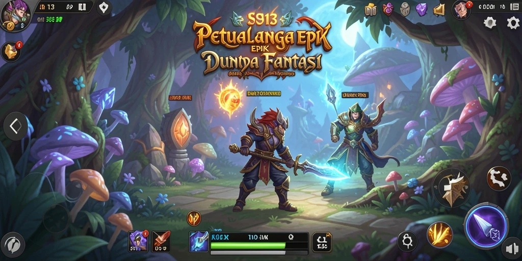 Tangkapan layar utama S13 menampilkan aksi mendebarkan dalam gameplay RPG.
