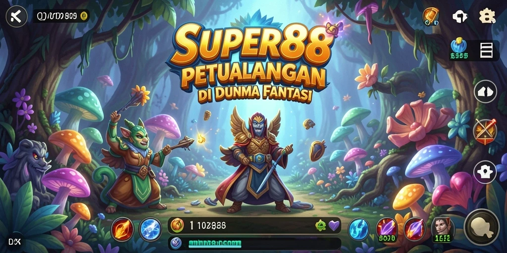 Gameplay SUPER88 yang penuh petualangan dan tantangan.